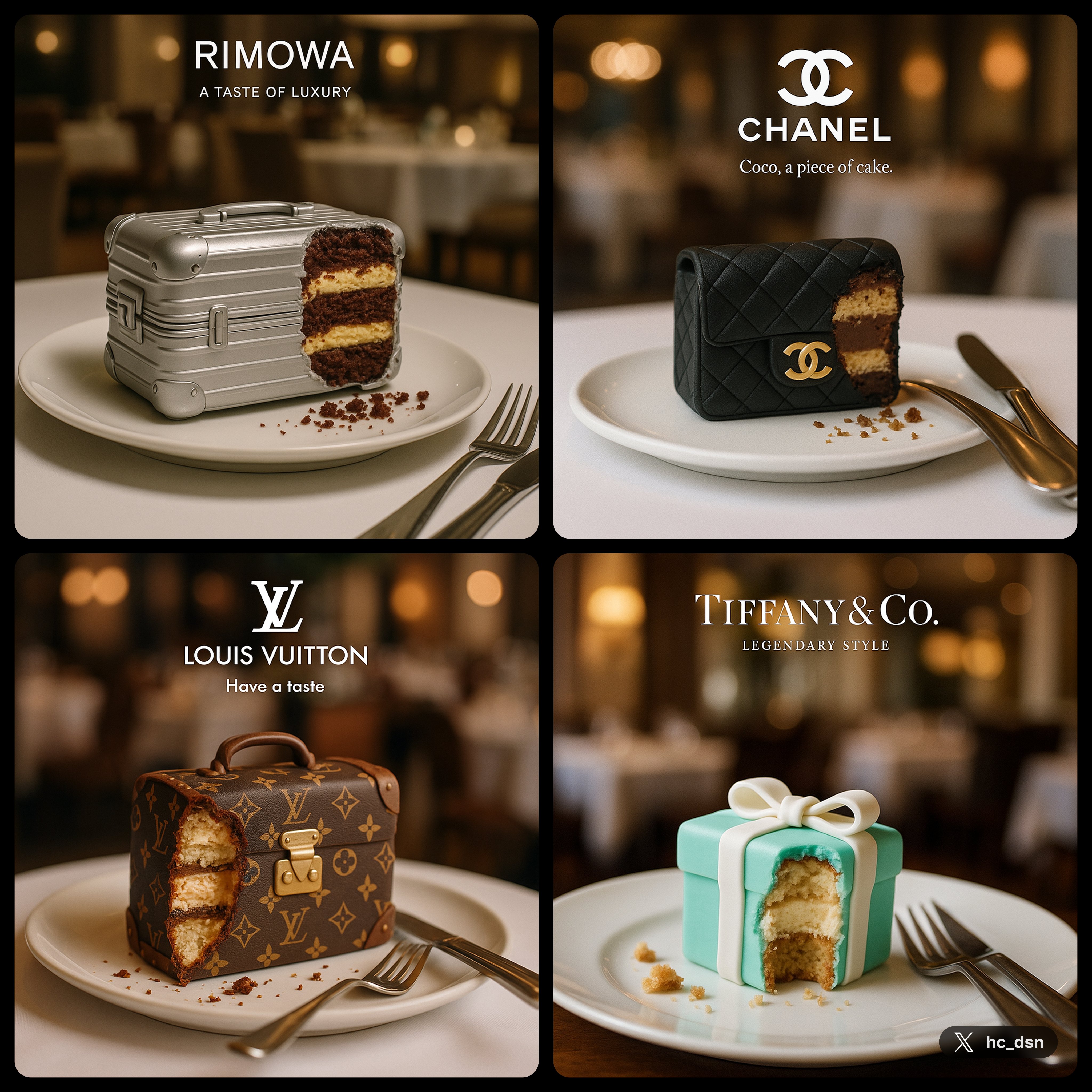 Chanel Dessert Dish - Realistic Pastry AI Prompt