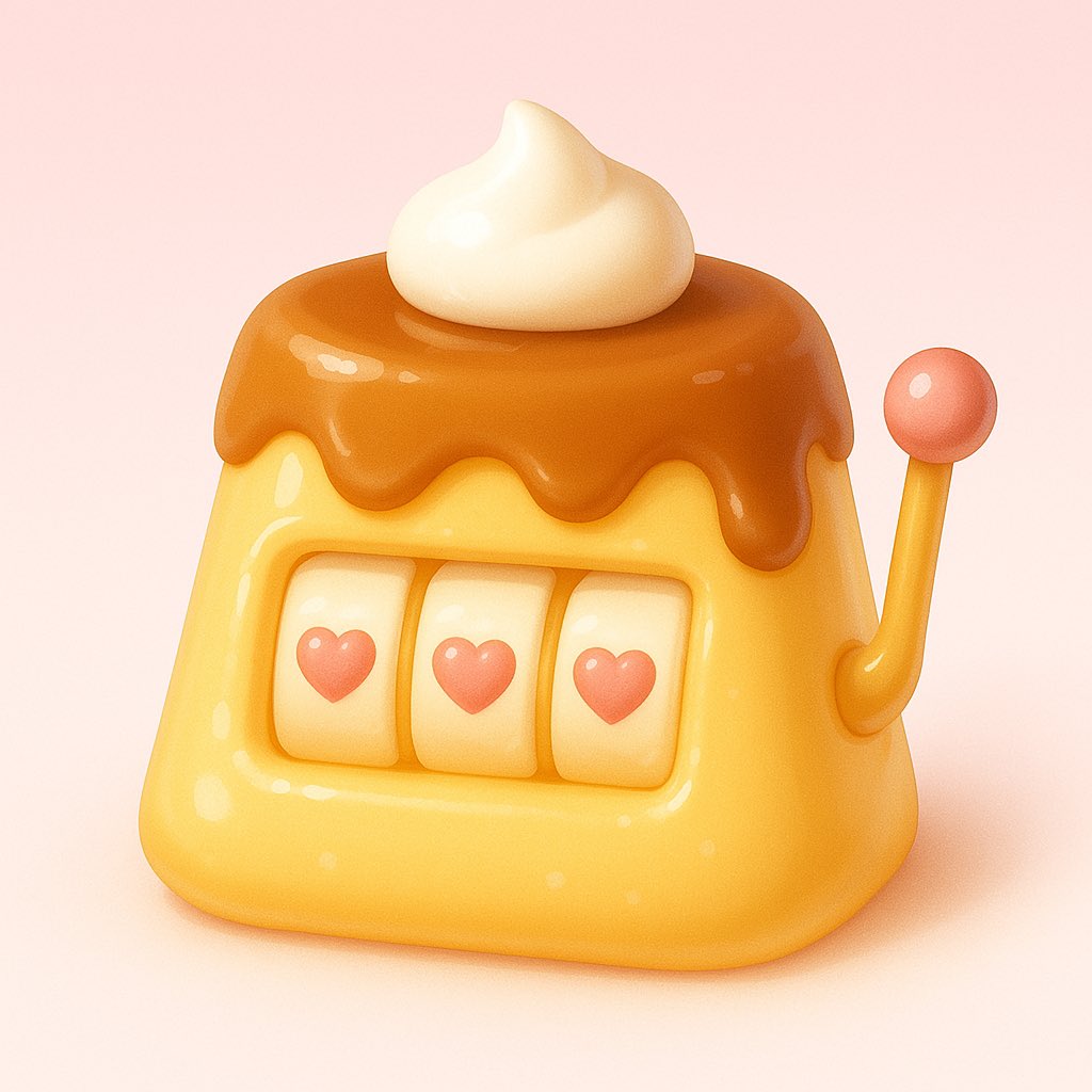 Custard Pudding - Dessert Slot Machine AI Prompt