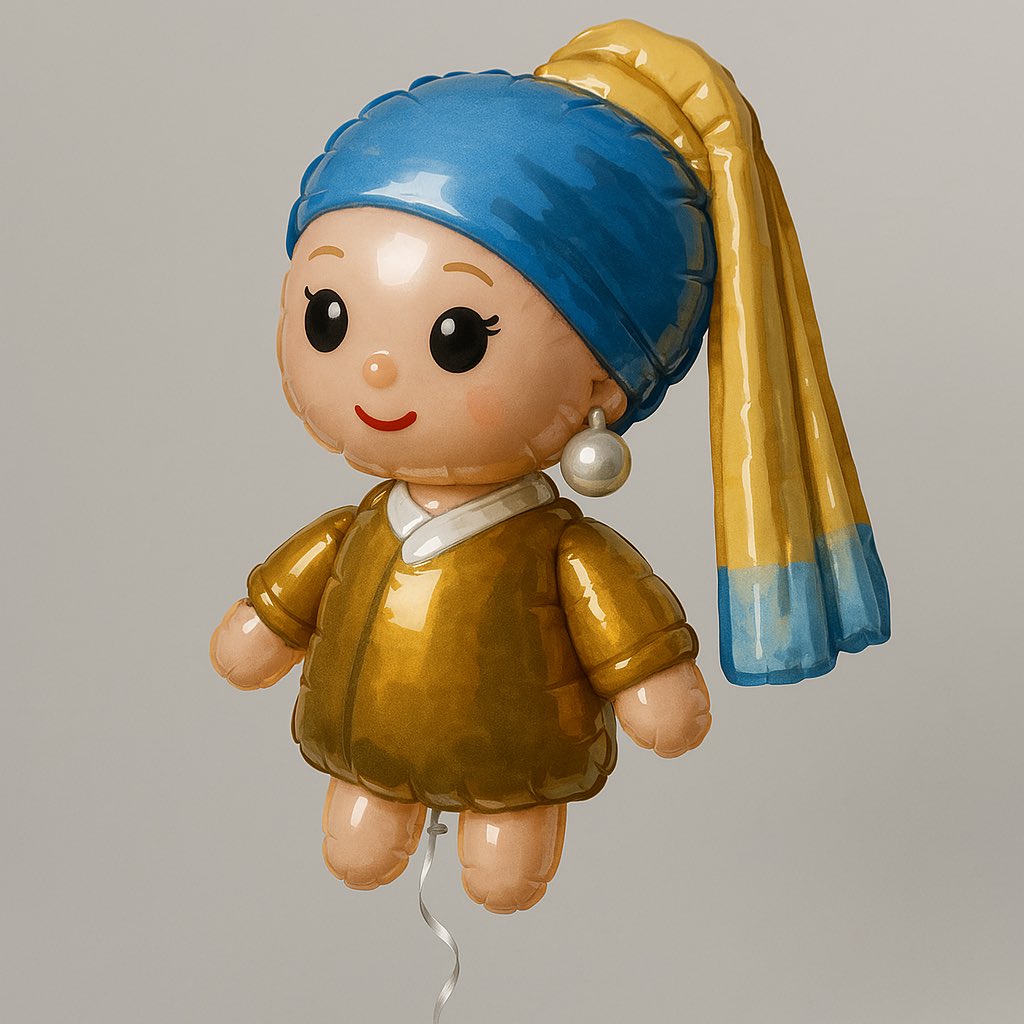 Doll-Shaped Balloon - Surreal AI Prompt