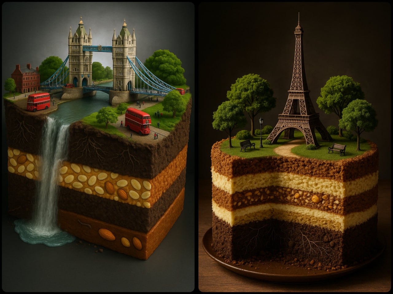 Hyper-Realistic Still Life - London Cake AI Prompt
